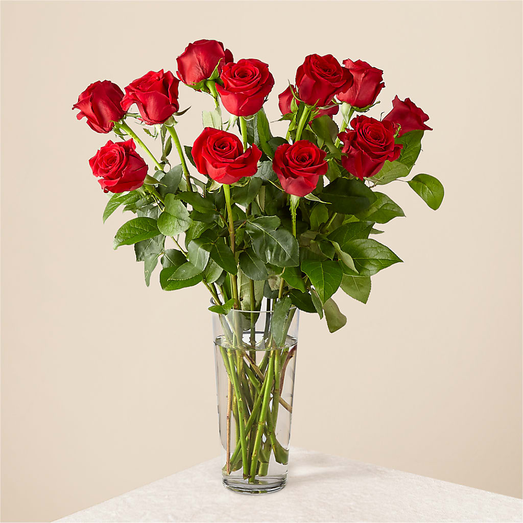 Long Stem Red Rose Bouquet – TIGERLILY'S FLOWERS, Broken Arrow OK