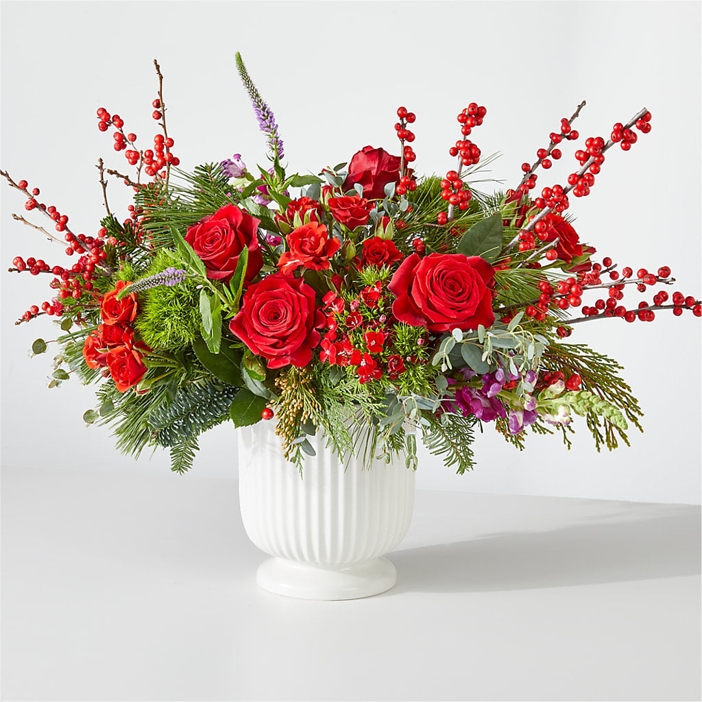 Big Red Bow Bouquet – TIGERLILY'S FLOWERS, Broken Arrow OK