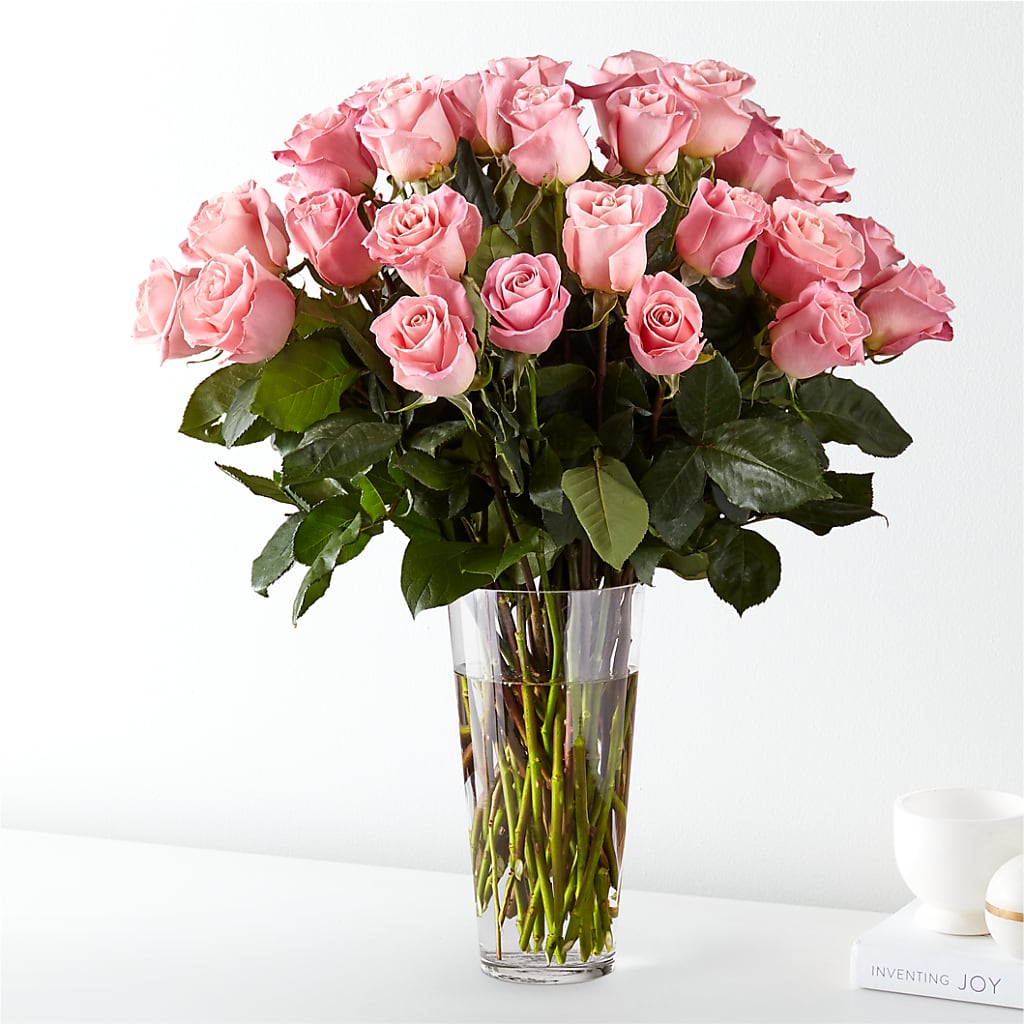 Long Stem Pink Rose Bouquet – TIGERLILY'S FLOWERS, Broken Arrow OK
