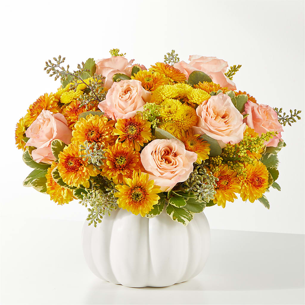 Peachy Pumpkin – TIGERLILY'S FLOWERS, Broken Arrow OK