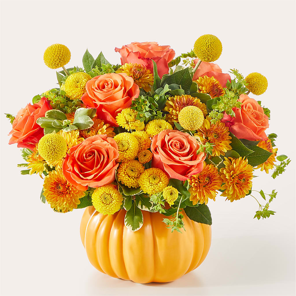 Gourdgeous Pumpkin – TIGERLILY'S FLOWERS, Broken Arrow OK