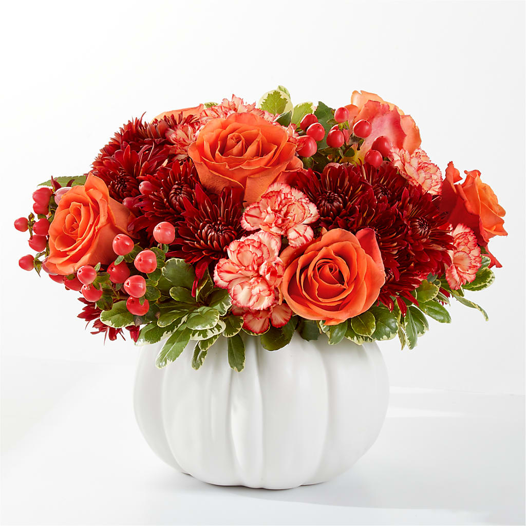 Autumn Air Pumpkin Bouquet – TIGERLILY'S FLOWERS, Broken Arrow OK