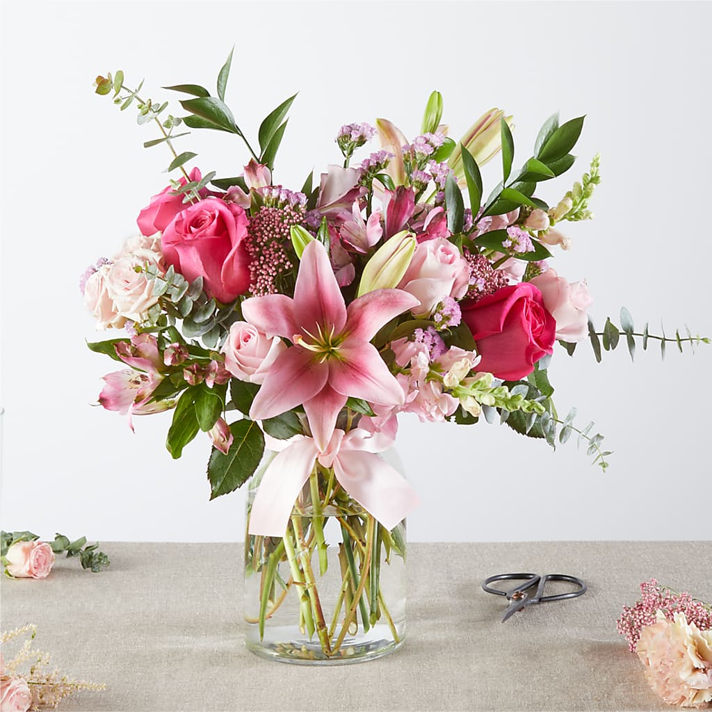 Pink Ribbon - A Florist Original – TIGERLILY'S FLOWERS, Broken Arrow OK