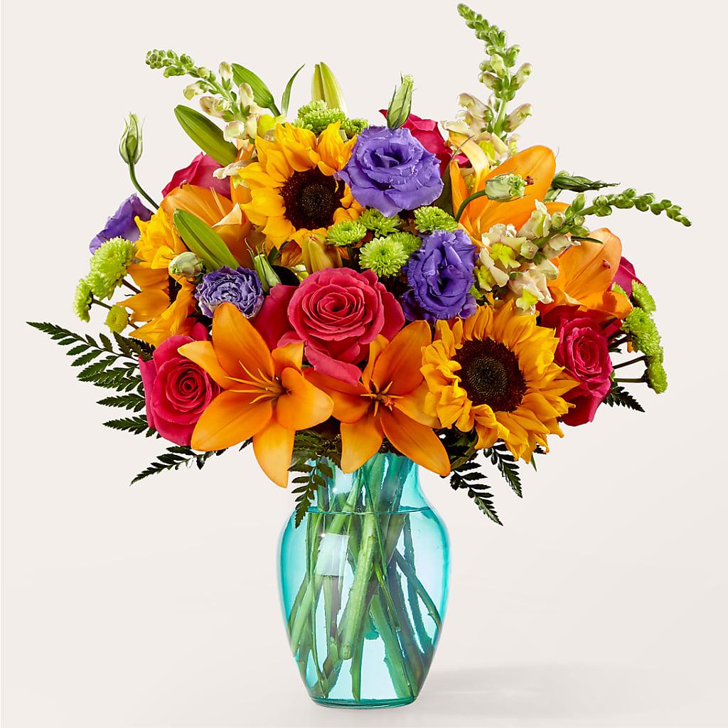 Double Rainbow Bouquet – TIGERLILY'S FLOWERS, Broken Arrow OK