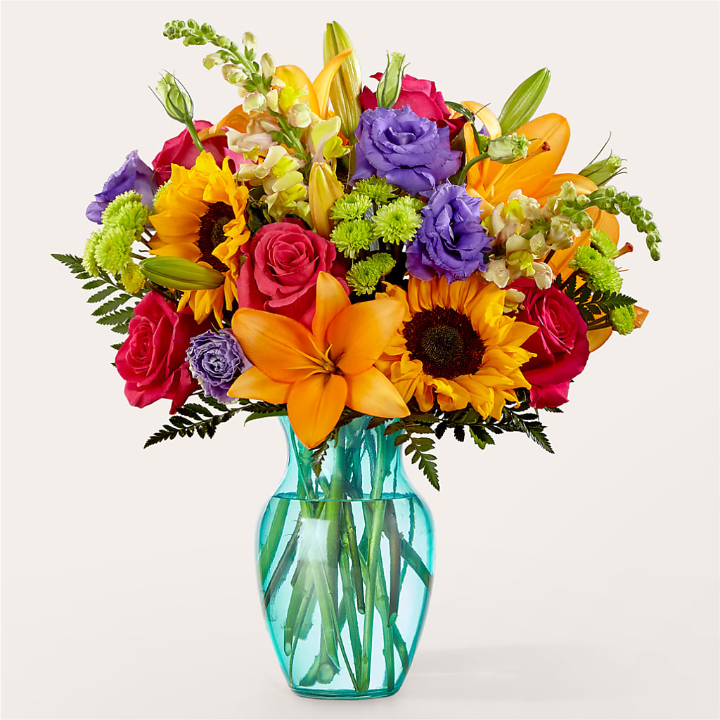 Double Rainbow Bouquet – TIGERLILY'S FLOWERS, Broken Arrow OK