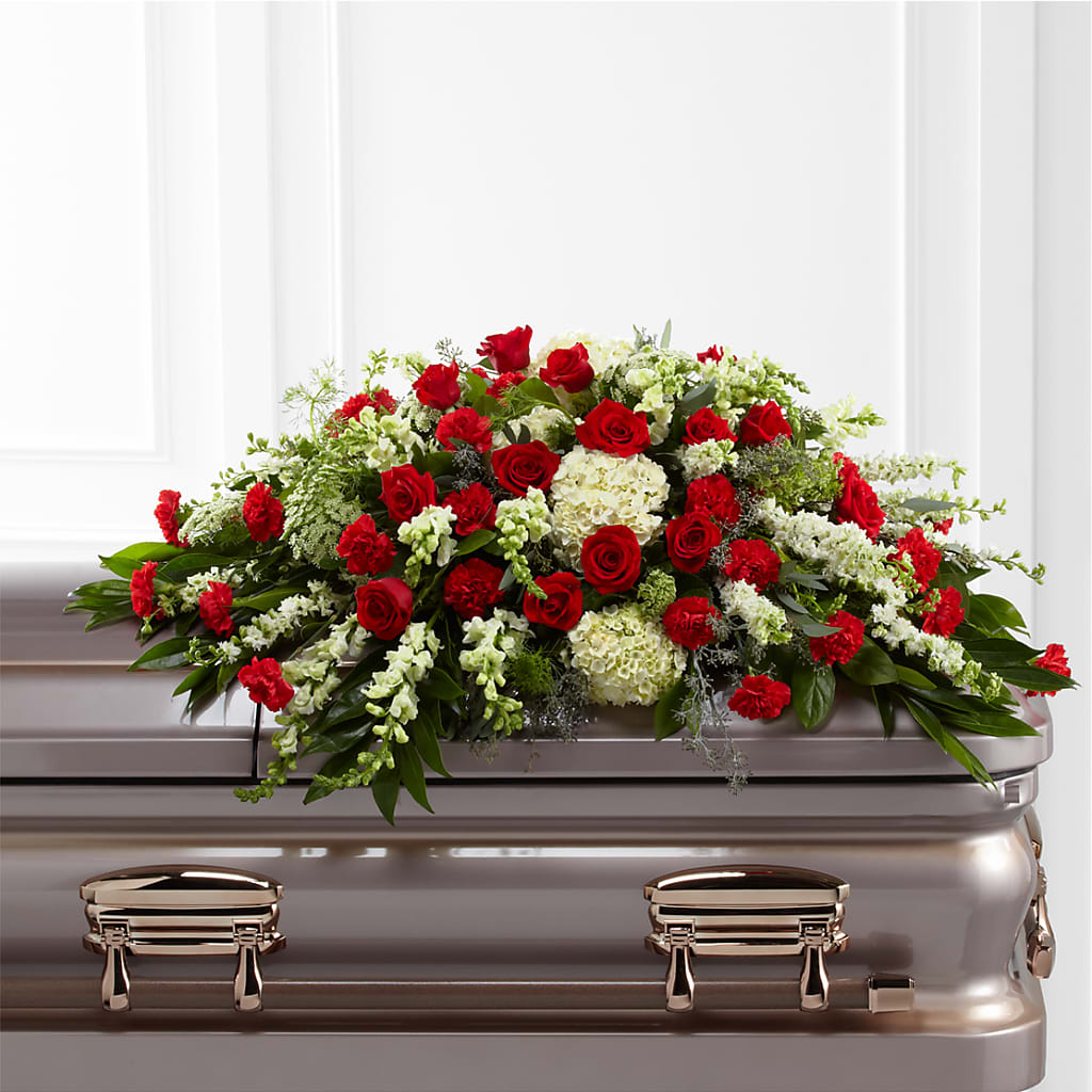 Sincerity Casket Spray – TIGERLILY'S FLOWERS, Broken Arrow OK