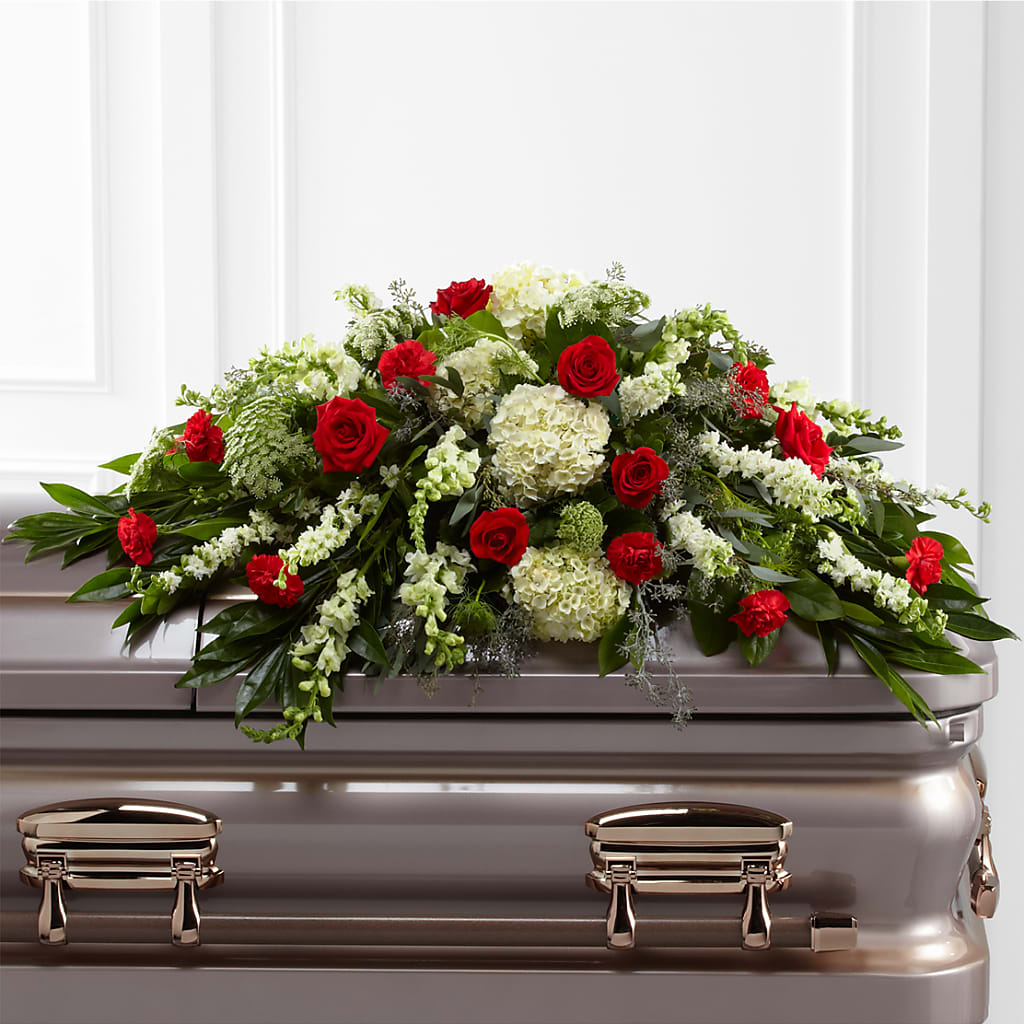 Sincerity Casket Spray – TIGERLILY'S FLOWERS, Broken Arrow OK