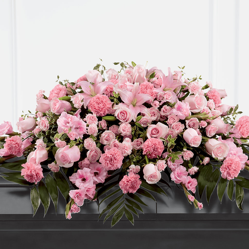 Garden of Comfort Casket Spray (Standard) – TIGERLILY'S FLOWERS, Broken Arrow OK