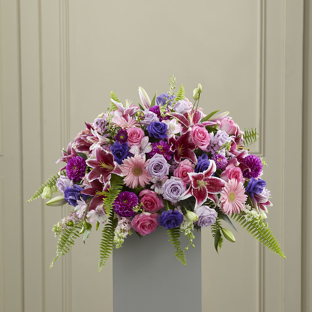 Fare Thee Well Pedestal – TIGERLILY'S FLOWERS, Broken Arrow OK