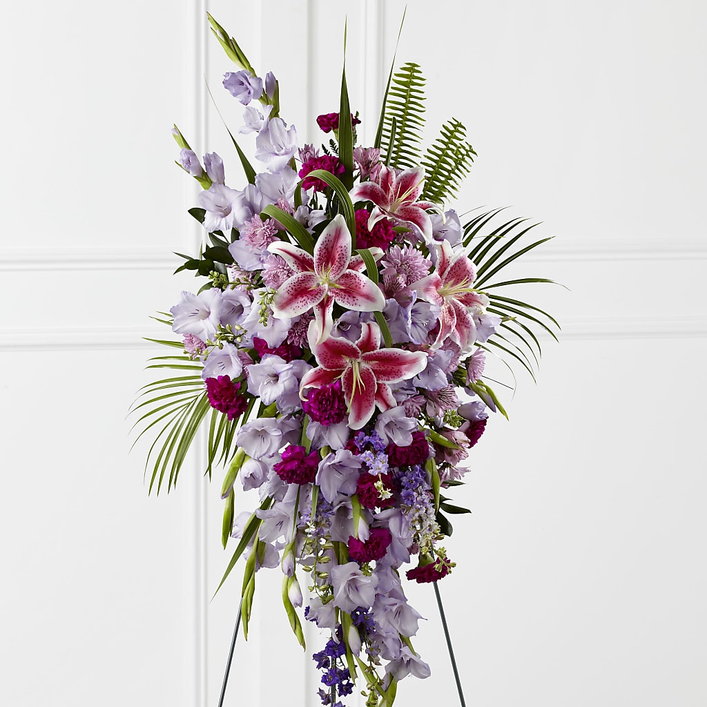 Tender Touch Standing Spray – TIGERLILY'S FLOWERS, Broken Arrow OK