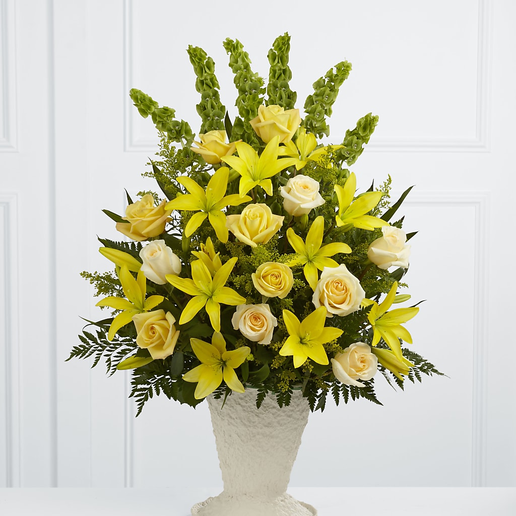 Golden Memories Arrangement – TIGERLILY'S FLOWERS, Broken Arrow OK