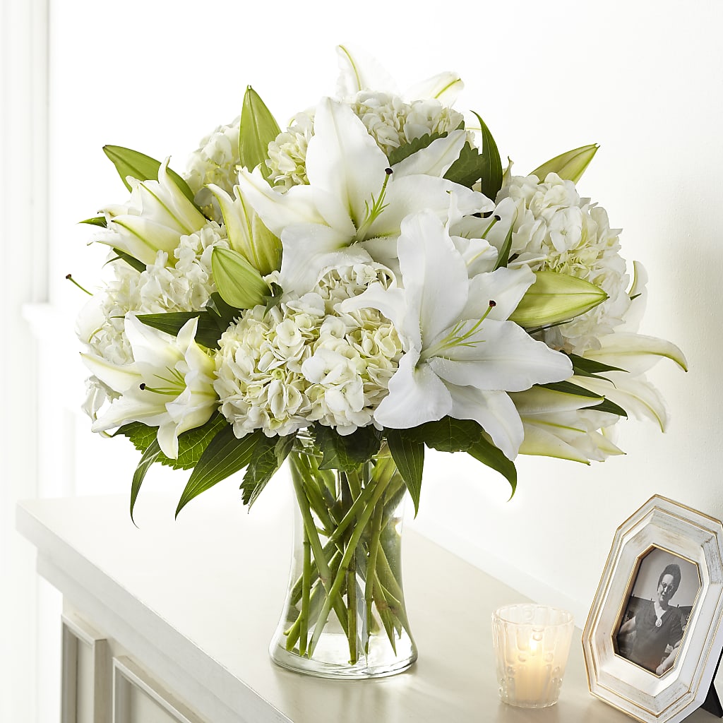 Compassionate Lily Bouquet – TIGERLILY'S FLOWERS, Broken Arrow OK