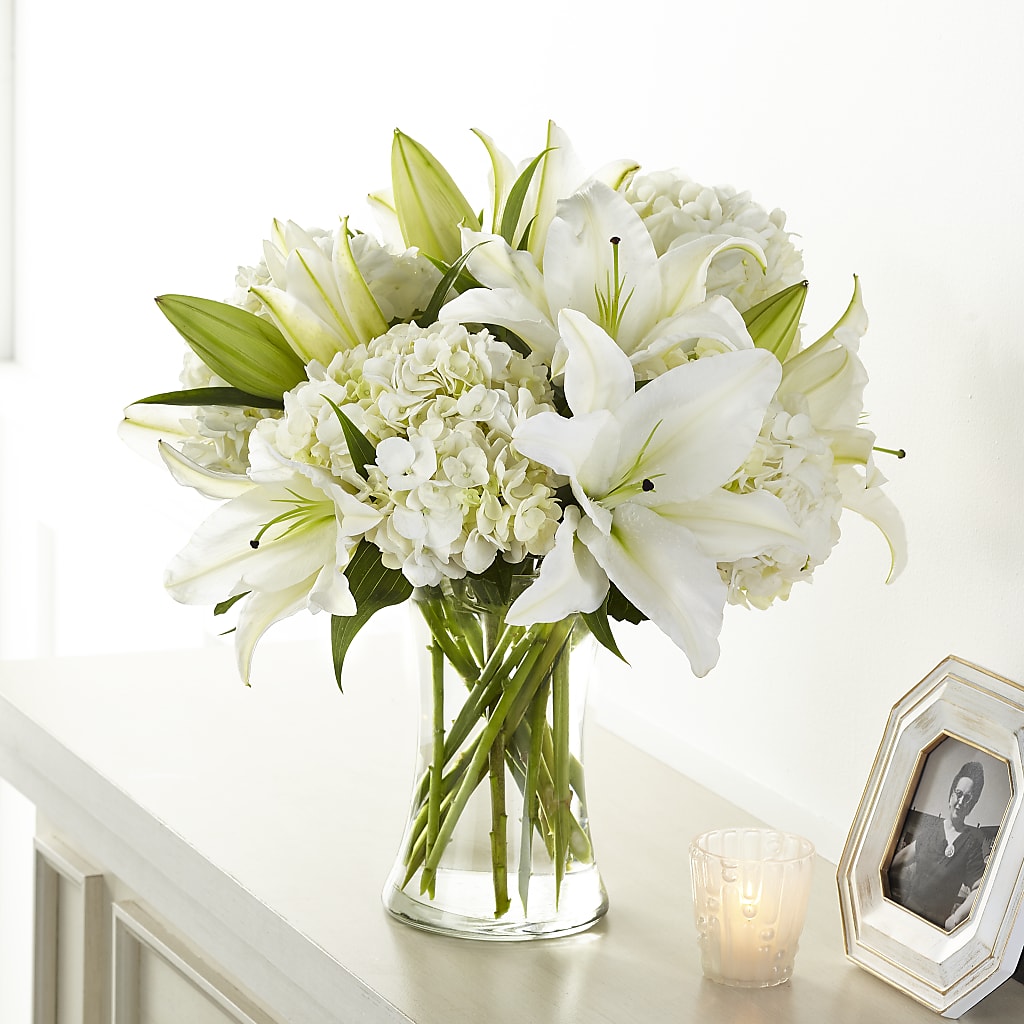 Compassionate Lily Bouquet – TIGERLILY'S FLOWERS, Broken Arrow OK