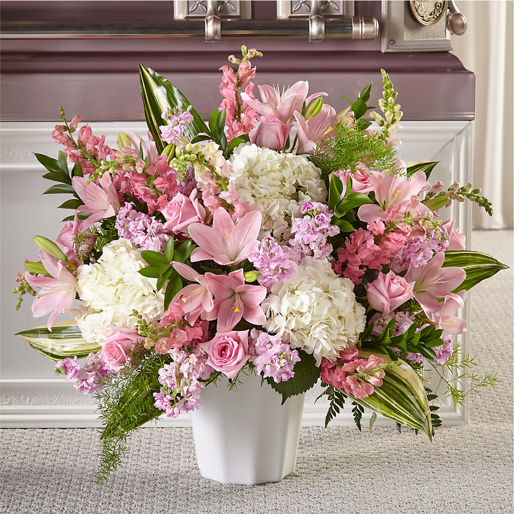 Simply Serene Floor Basket – TIGERLILY'S FLOWERS, Broken Arrow OK