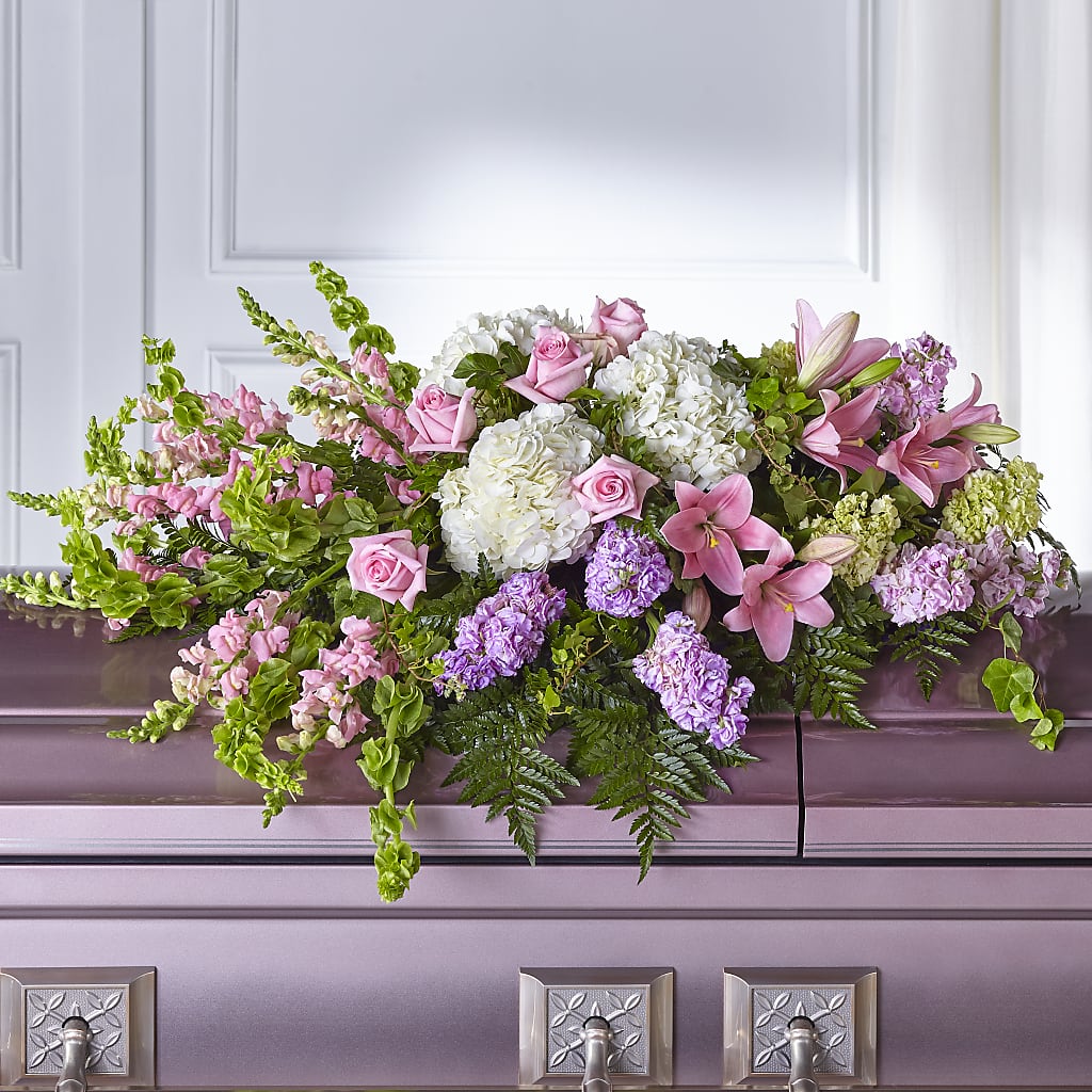 Life's Gratitude Casket Spray – TIGERLILY'S FLOWERS, Broken Arrow OK