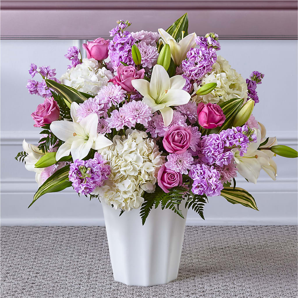 Heaven Sent Floor Basket – TIGERLILY'S FLOWERS, Broken Arrow OK