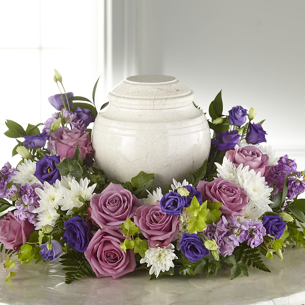 Blooming Sympathy Cremation Adornment – TIGERLILY'S FLOWERS, Broken Arrow OK