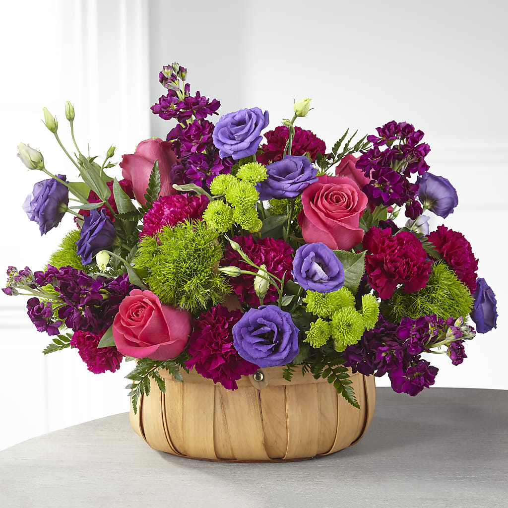 Serene Sanctuary Basket – TIGERLILY'S FLOWERS, Broken Arrow OK