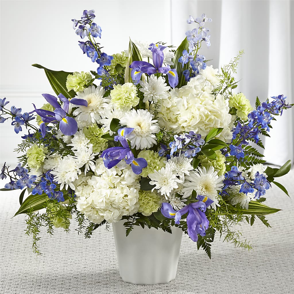 Soft Serenity Floor Basket – TIGERLILY'S FLOWERS, Broken Arrow OK