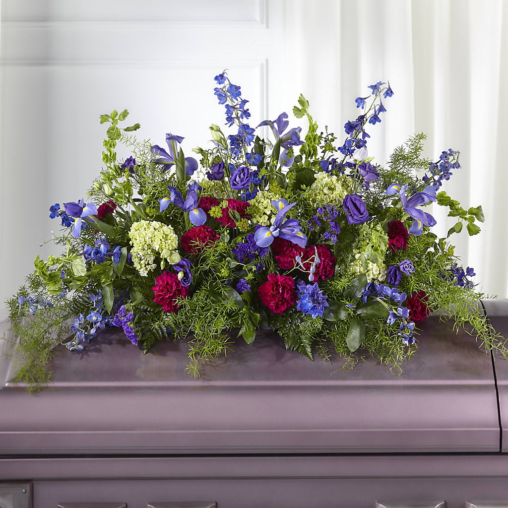 Always Treasured Casket Spray – TIGERLILY'S FLOWERS, Broken Arrow OK