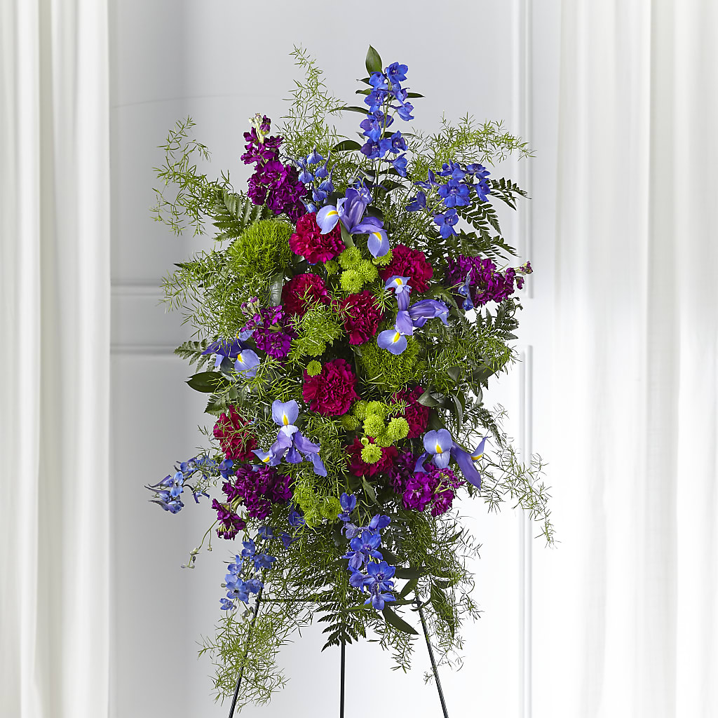 Heavenly Skies Standing Spray – TIGERLILY'S FLOWERS, Broken Arrow OK