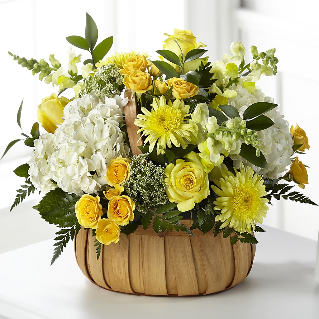 Rustic Remembrance Basket – TIGERLILY'S FLOWERS, Broken Arrow OK