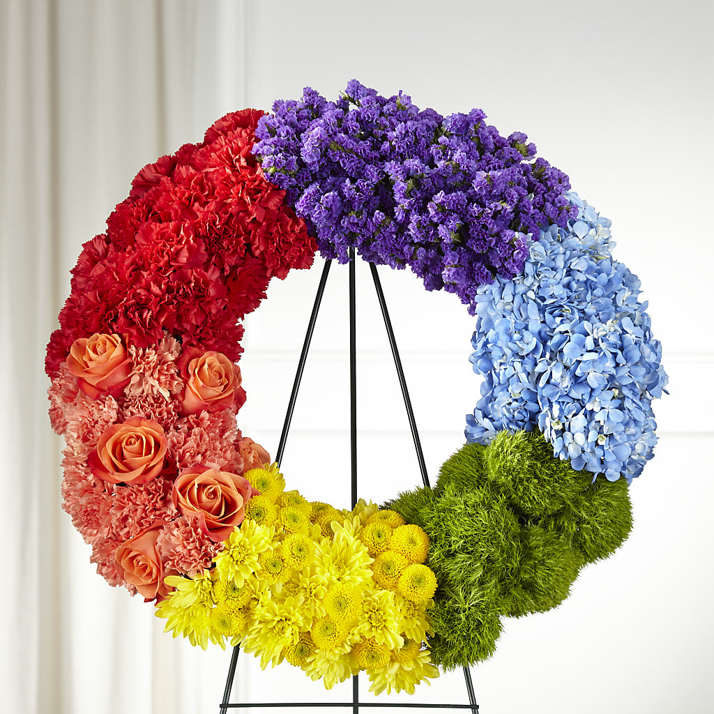 Circle of Love Wreath – TIGERLILY'S FLOWERS, Broken Arrow OK