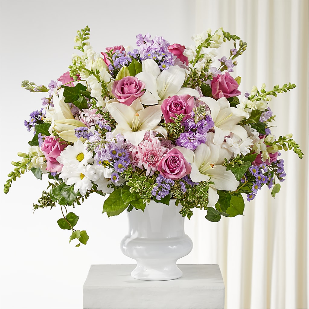 Remarkable Life Urn Arrangement – TIGERLILY'S FLOWERS, Broken Arrow OK
