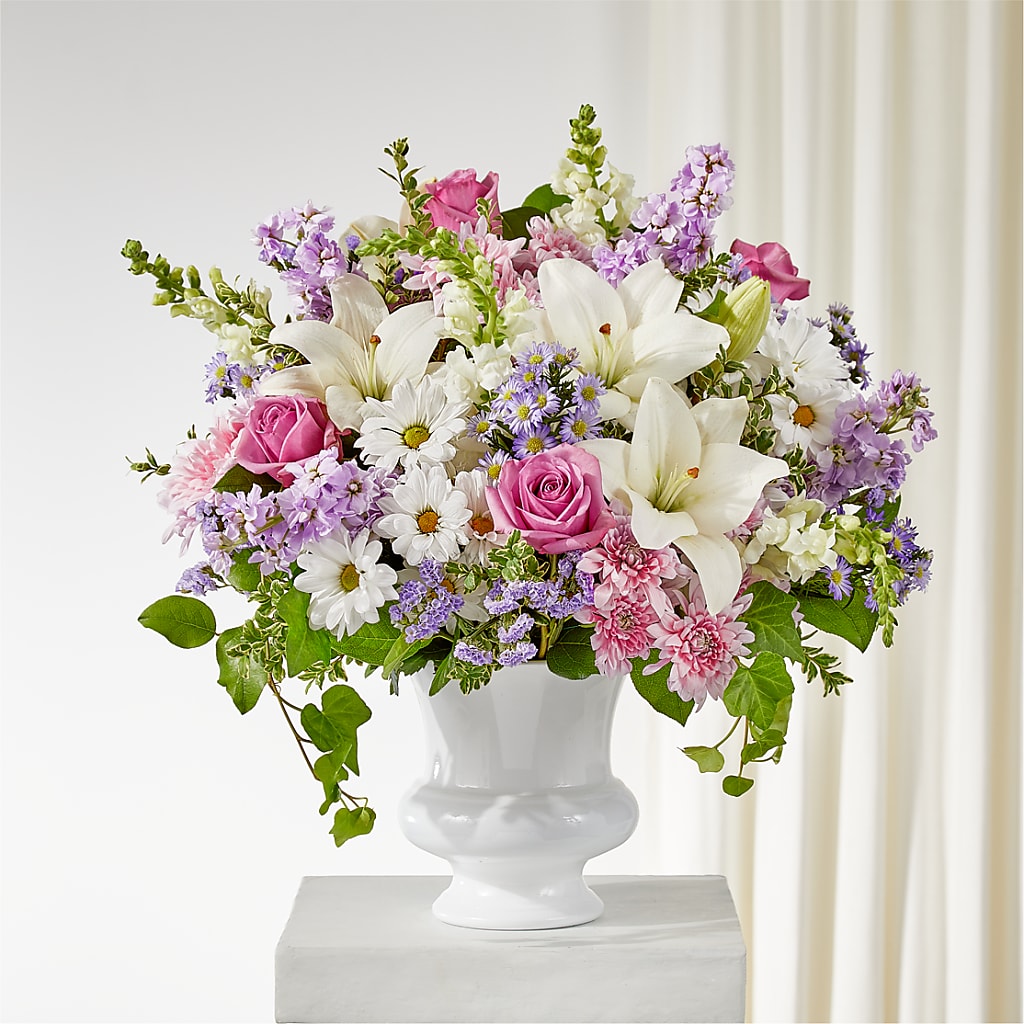 Remarkable Life Urn Arrangement – TIGERLILY'S FLOWERS, Broken Arrow OK