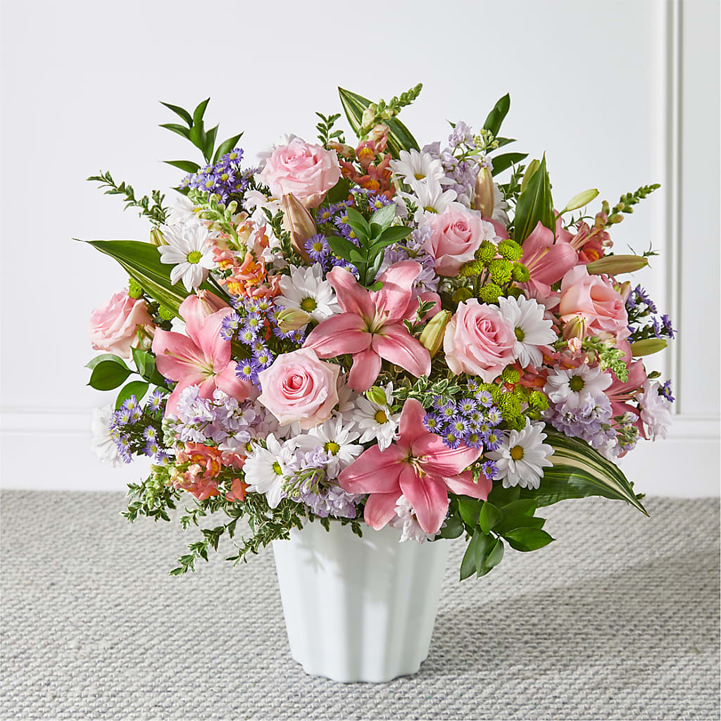 Abundant Compassion Floor Basket – TIGERLILY'S FLOWERS, Broken Arrow OK