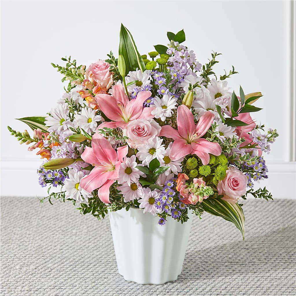 Abundant Compassion Floor Basket – TIGERLILY'S FLOWERS, Broken Arrow OK