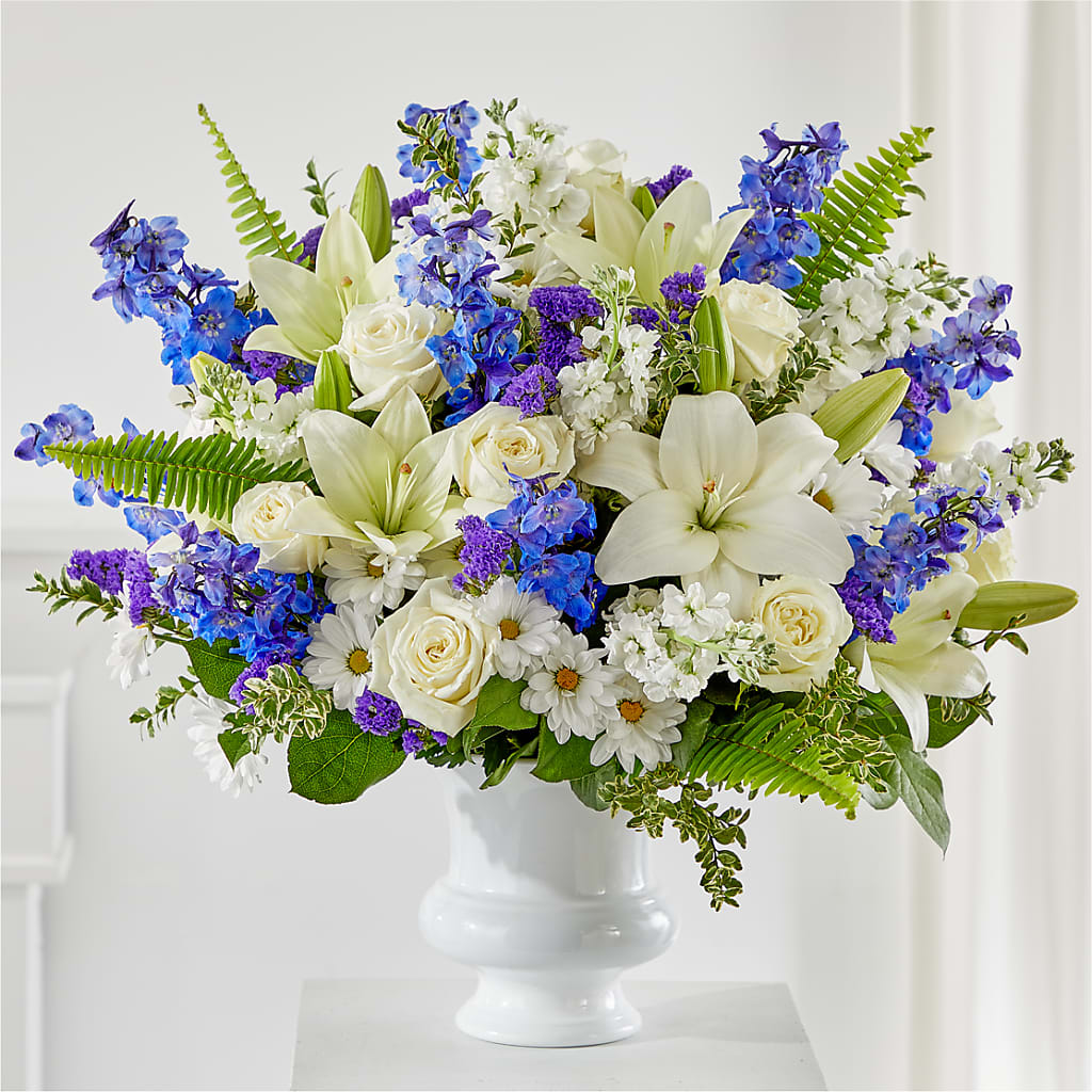 Expressions of Hope Urn Arrangement – TIGERLILY'S FLOWERS, Broken Arrow OK