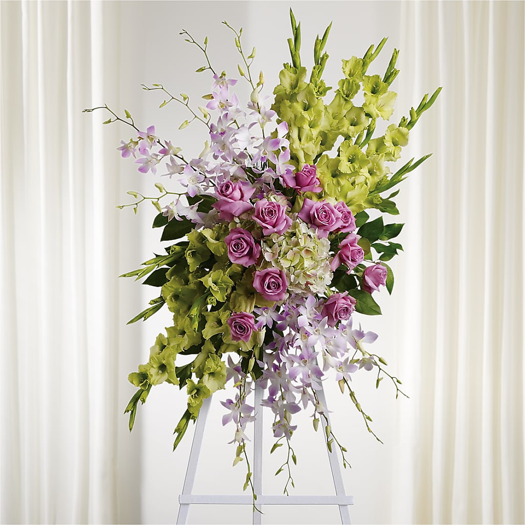 Lasting Legacy Standing Spray – TIGERLILY'S FLOWERS, Broken Arrow OK