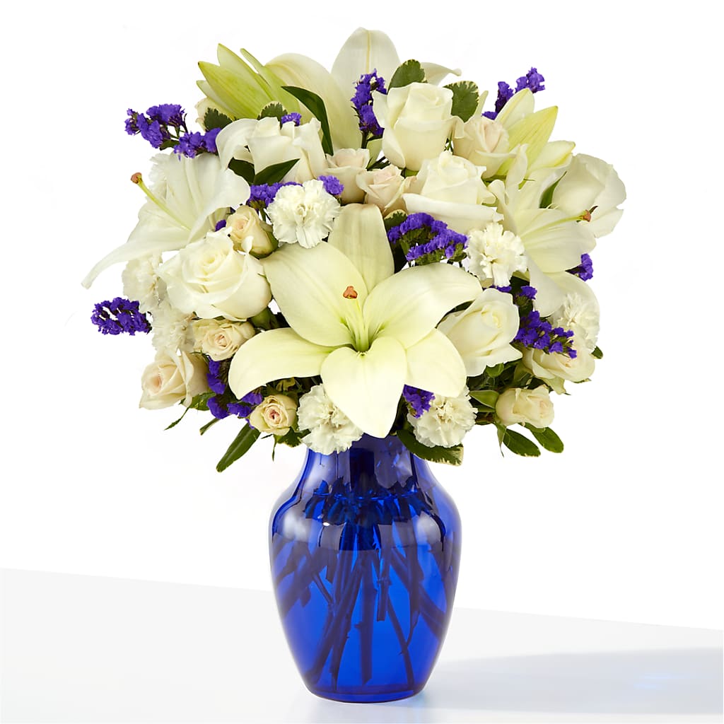 Sapphire Rush Bouquet – TIGERLILY'S FLOWERS, Broken Arrow OK