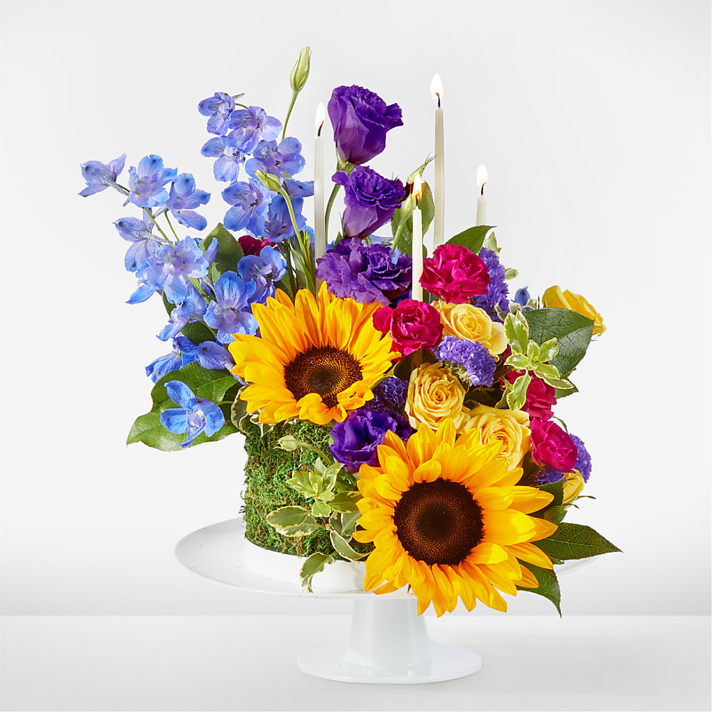 Star of the Day Floral Cake – TIGERLILY'S FLOWERS, Broken Arrow OK