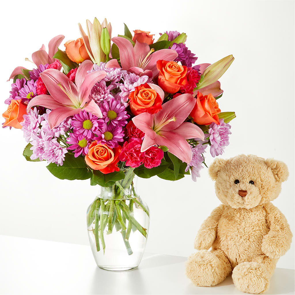 One and Only Bouquet and Bear Bundle – TIGERLILY'S FLOWERS, Broken Arrow OK