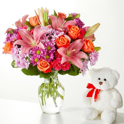 One and Only Bouquet and Bear Bundle – TIGERLILY'S FLOWERS, Broken Arrow OK