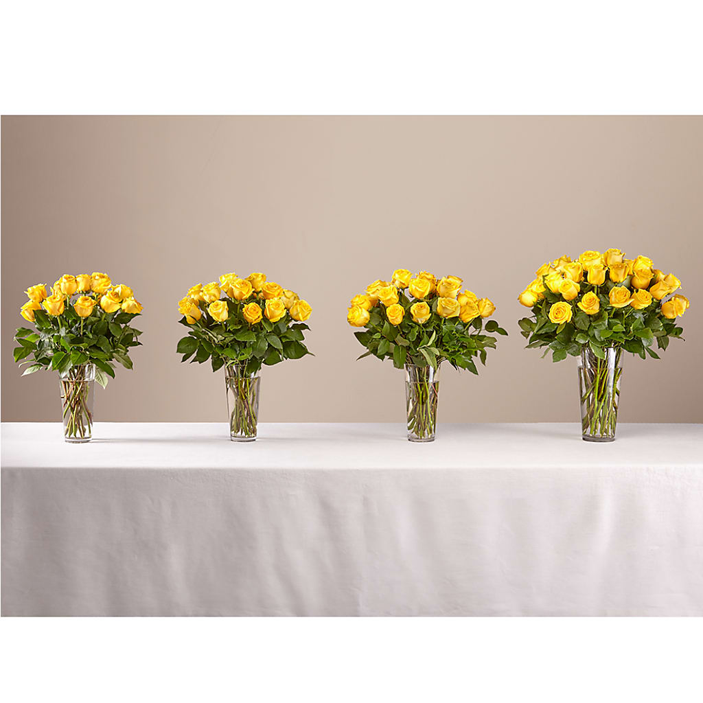 Long Stem Yellow Rose Bouquet – TIGERLILY'S FLOWERS, Broken Arrow OK
