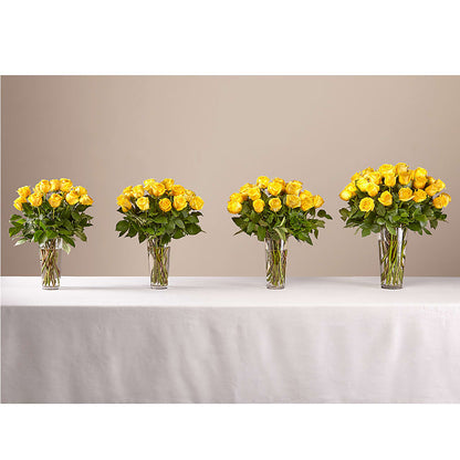Long Stem Yellow Rose Bouquet – TIGERLILY'S FLOWERS, Broken Arrow OK