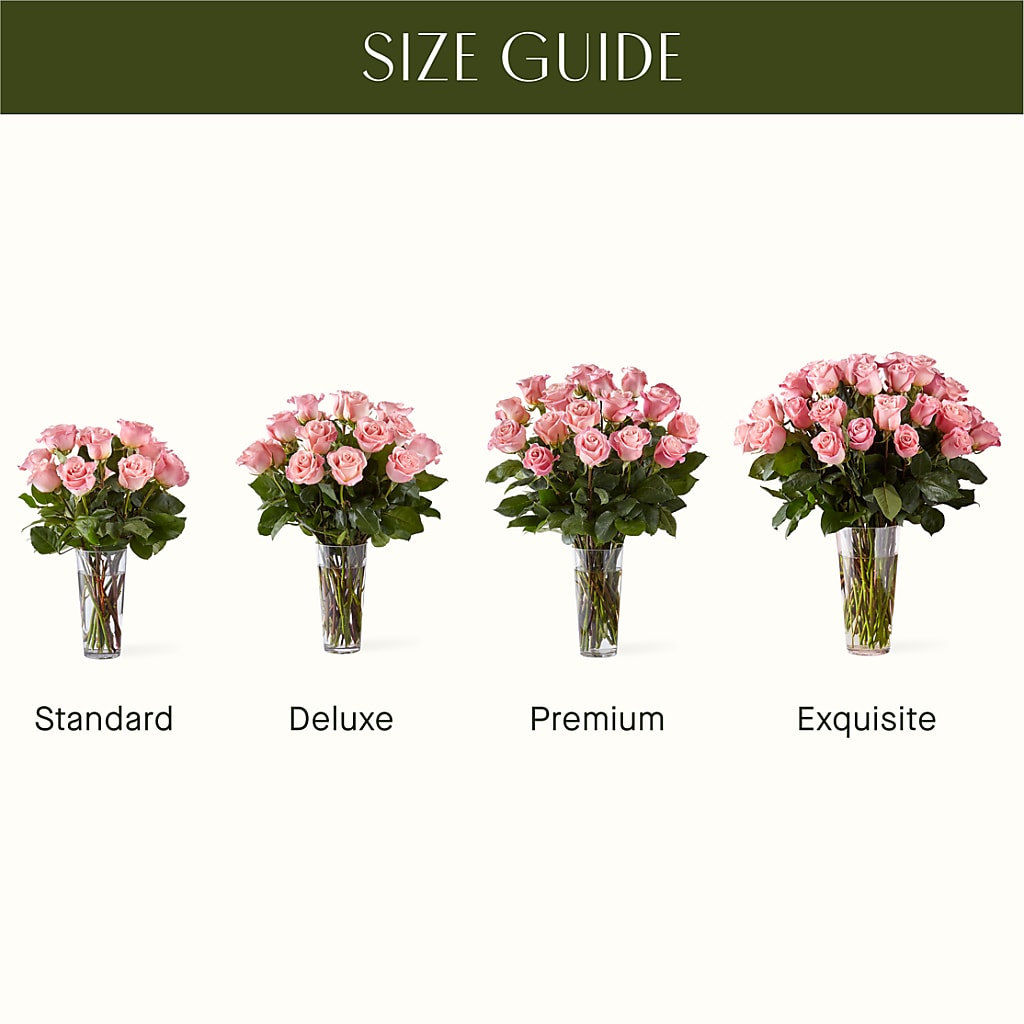 Long Stem Pink Rose Bouquet – TIGERLILY'S FLOWERS, Broken Arrow OK