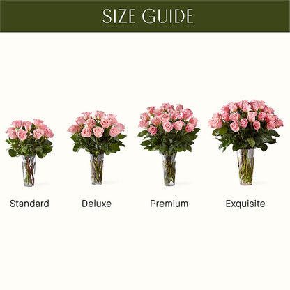 Long Stem Pink Rose Bouquet – TIGERLILY'S FLOWERS, Broken Arrow OK