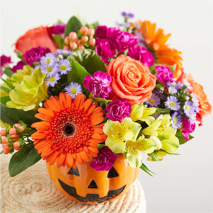 Tricks & Treats Pumpkin – TIGERLILY'S FLOWERS, Broken Arrow OK