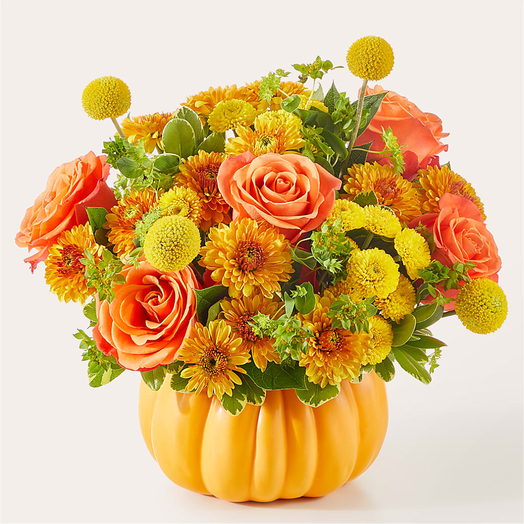 Gourdgeous Pumpkin – TIGERLILY'S FLOWERS, Broken Arrow OK