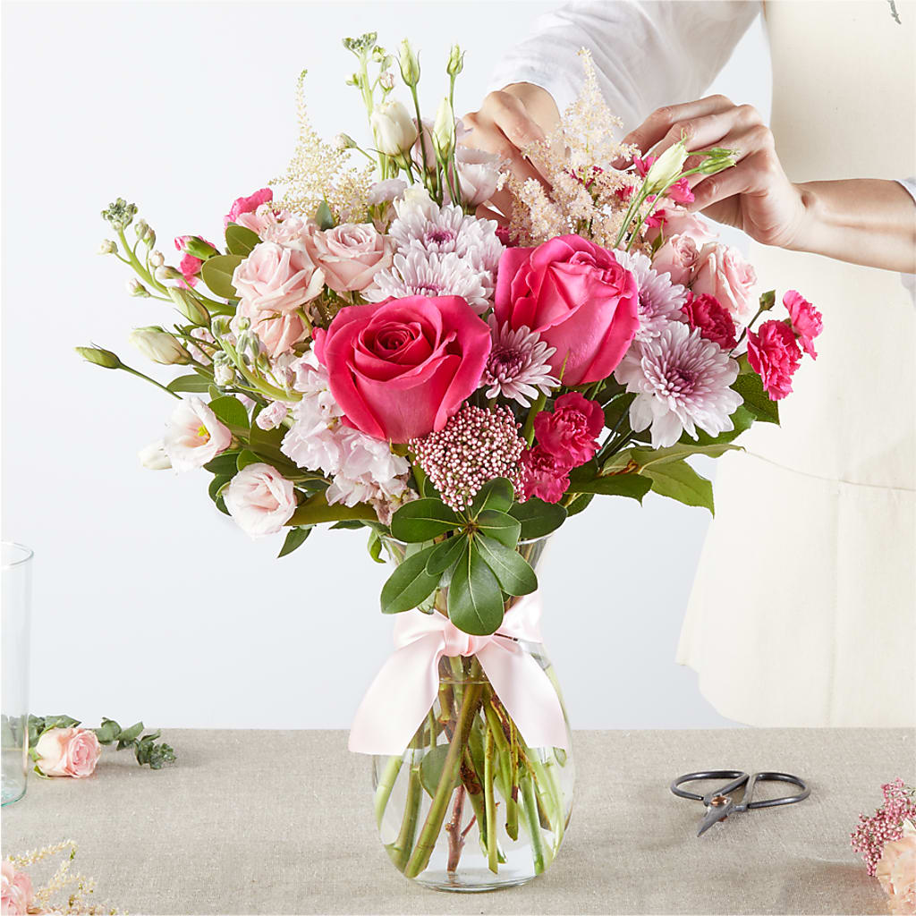 Pink Ribbon - A Florist Original – TIGERLILY'S FLOWERS, Broken Arrow OK