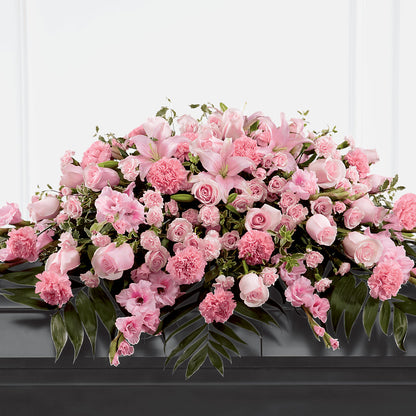 Garden of Comfort Casket Spray (Standard) – TIGERLILY'S FLOWERS, Broken Arrow OK