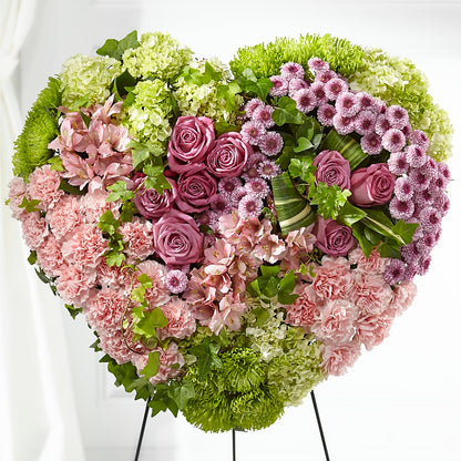 Heartwarming Standing Heart – TIGERLILY'S FLOWERS, Broken Arrow OK