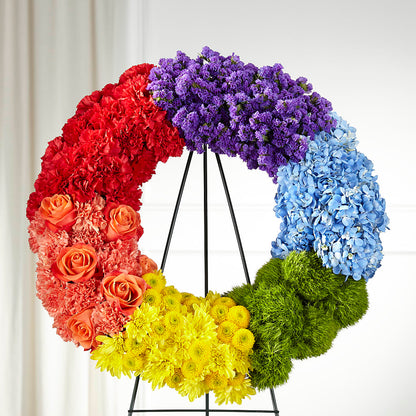 Circle of Love Wreath – TIGERLILY'S FLOWERS, Broken Arrow OK