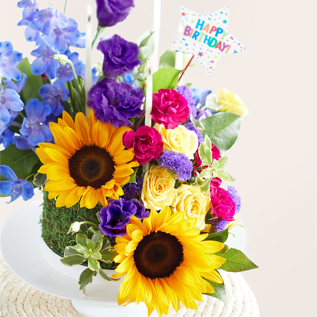 Star of the Day Floral Cake – TIGERLILY'S FLOWERS, Broken Arrow OK