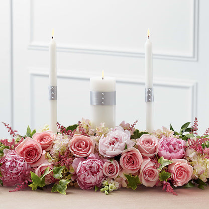 Worldwide Romance Unity Candle Arrangement – TIGERLILY'S FLOWERS, Broken Arrow OK
